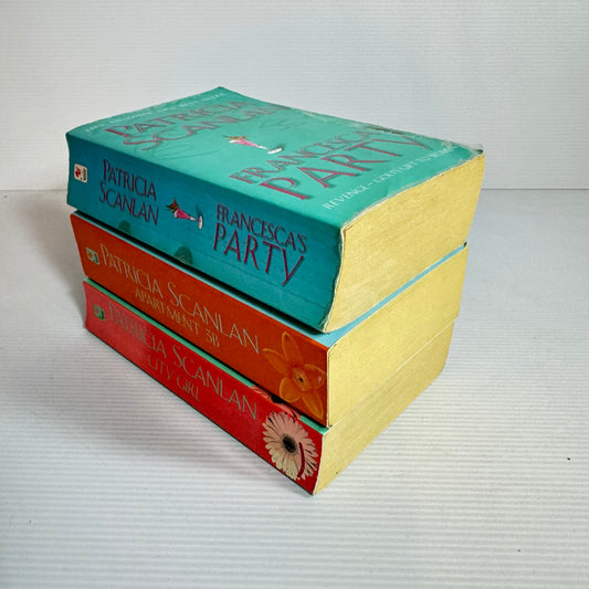 Patricia Scanlan Bundle x 3 : Francesca's Party, City Girl, Apartment 3B(3380)
