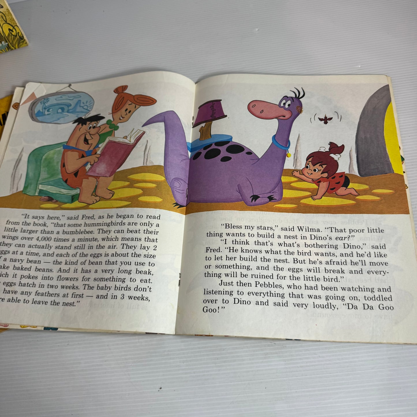Vintage Flintstone 1970's Giant Durabooks for Children x 6 Books (2606)