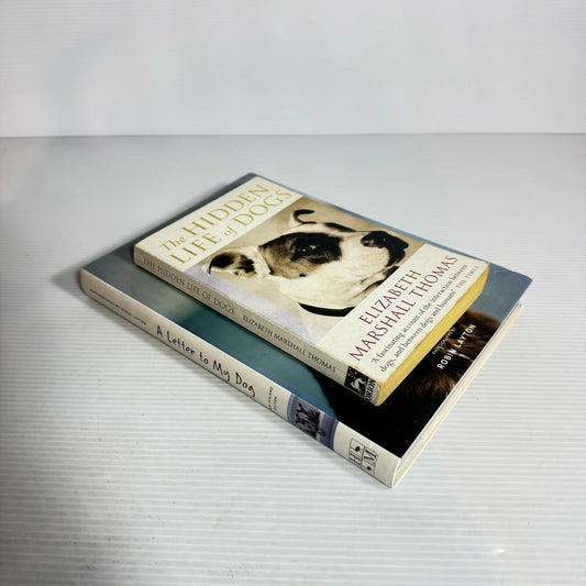 Dog Lovers Book Bundle x 2 Books : The Hidden Life of Dogs & My Letter to My Dog (2281)