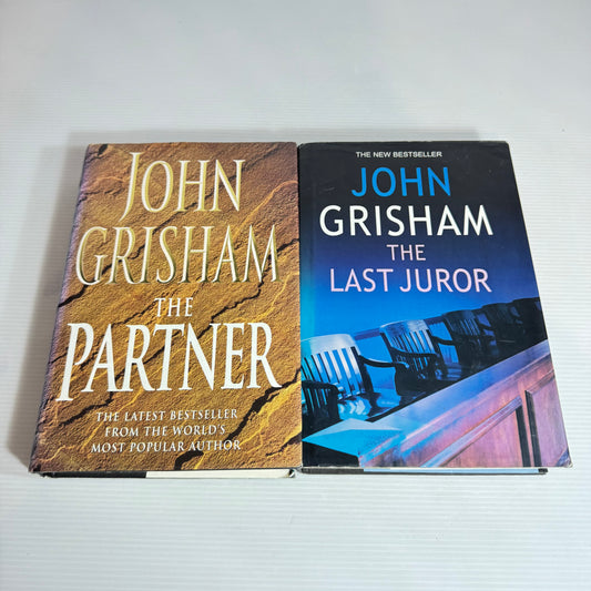 John Grisham Book Bundle x 2 : The Last Juror & The Partner (2435)