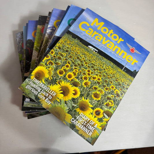The Motor Caravanner Magazine Bundle x 14 Magazines (2603)