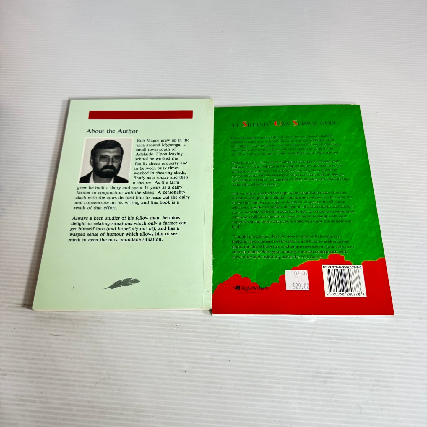 Poetry Book Bundle x 2 : The Students' Own Survival Guide - Debbie Jean & Blasted Crows - Bob Magor(2516)