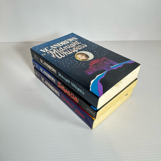 V.C. Andrews Book Bundle x 3 Books : Midnight Whispers, Twilights Child and Darkest Hour (579)