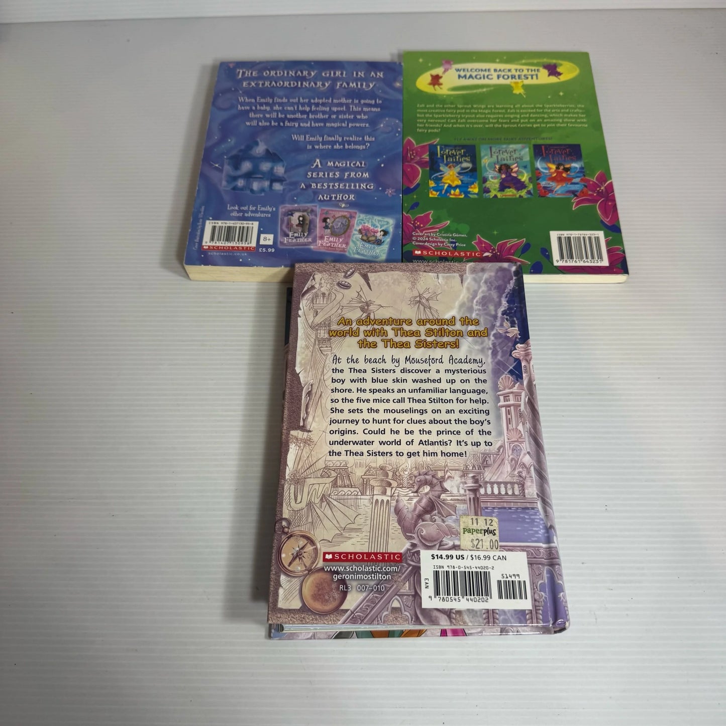 Children's Fairy Book Bundle x 3 Books : Various Authors (2330)
