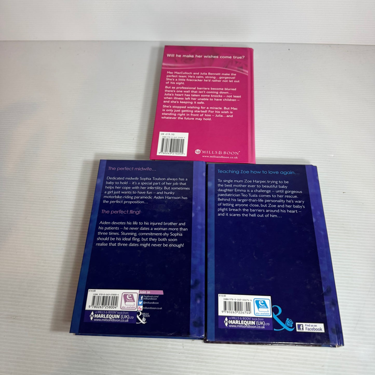 Mills & Boon Alison Roberts Hardcover Book Bundle x 3 Books (2592)