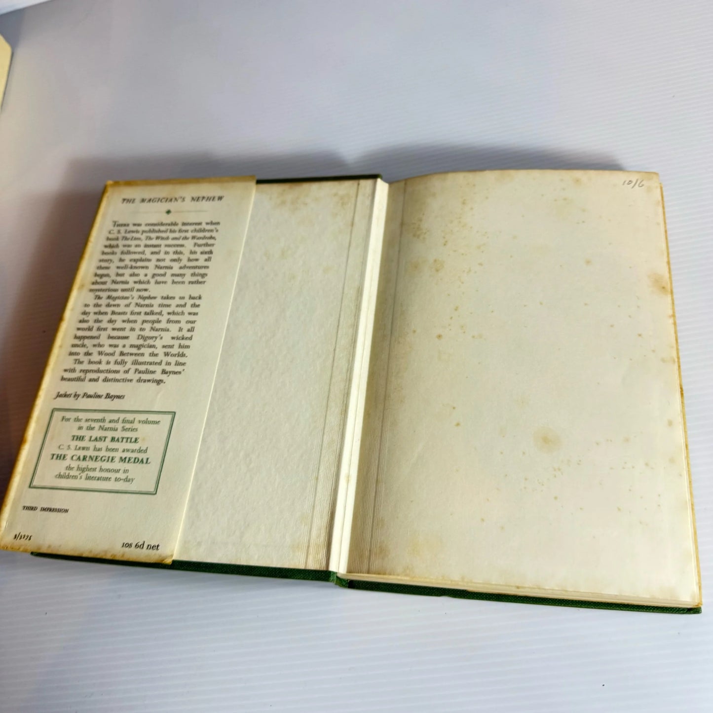 The Magician’s Nephew (3rd Ed.) - C. S. Lewis (Vintage 1960)