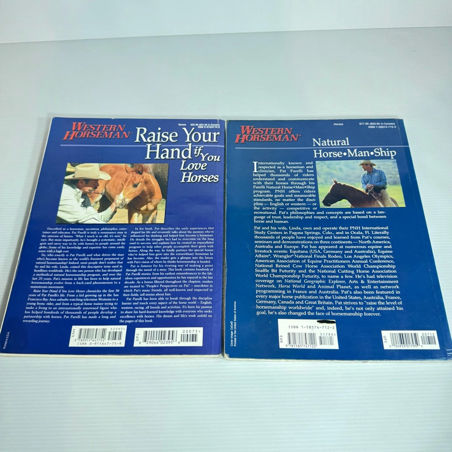 Western Horseman Book Bundle x 2 Magazines : Natural Horsemanship & Raise Your Hand If You Love Horses (2251)