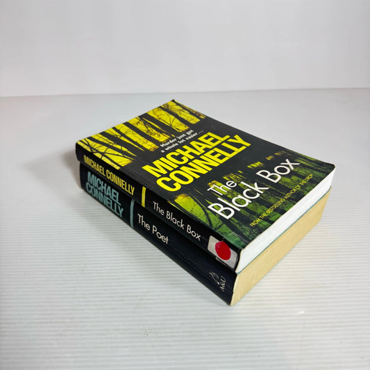 Michael Connelly Book Bundle x 2 : The Black Box & The Poet (2309)