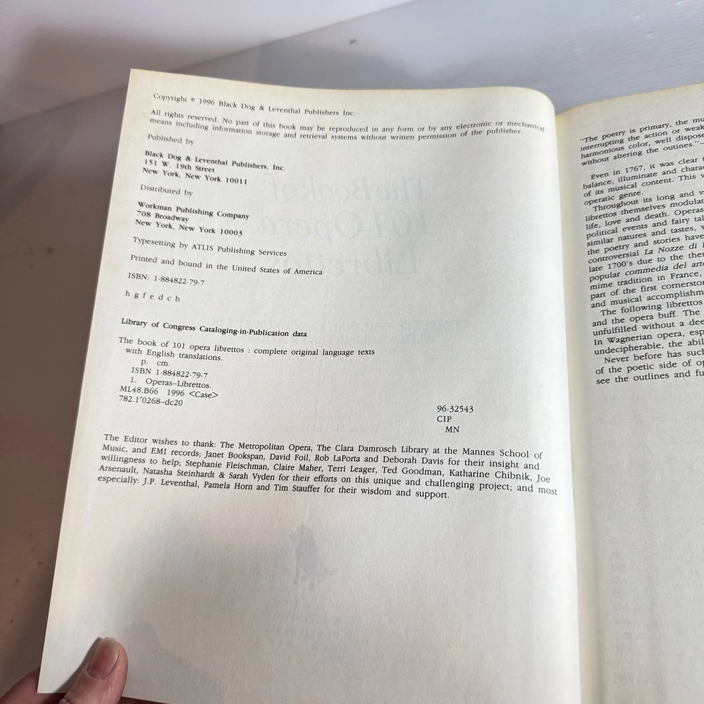 The Book Of 101 Opera Librettos