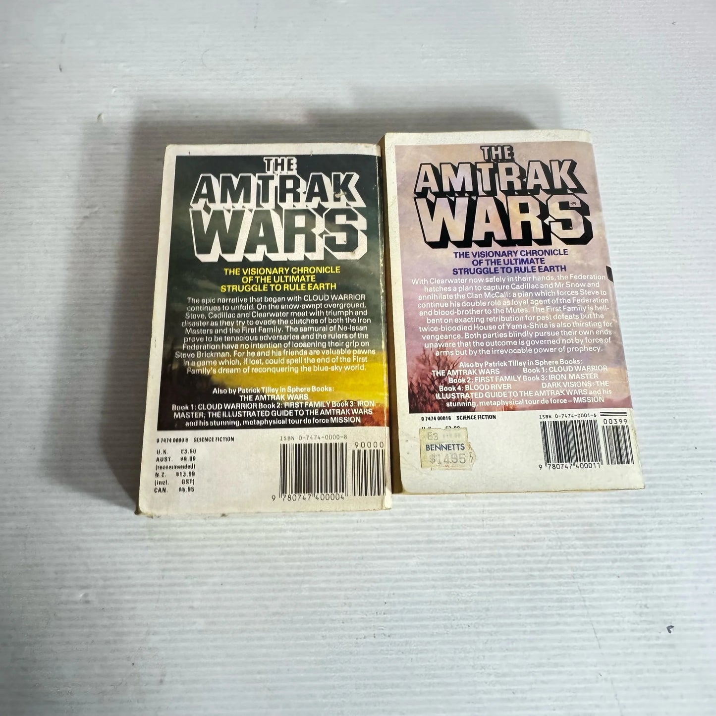 The Amtrak Wars Book 4 & 5 - Patrick Tilley (2112)