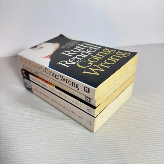 Ruth Rendell Book Bundle x 4 Books : The Copper Peacock, Going Wrong, A Judgement In Stone, Adam and Eve and Pinch Me (2006)