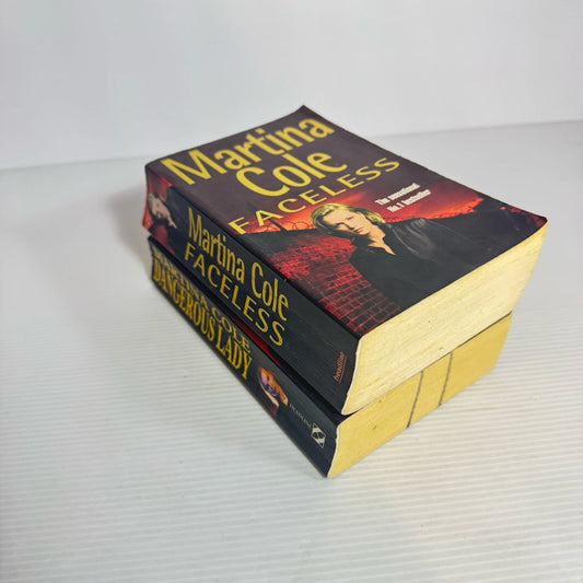 Martina Cole Book Bundle x 2 : Dangerous Lady & Faceless (2295)