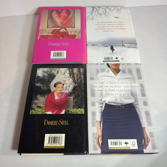 Danielle Steel Hardcover Book Bundle x 4 : Power Play, Dating Game, The Award, Answered Prayers (2819)