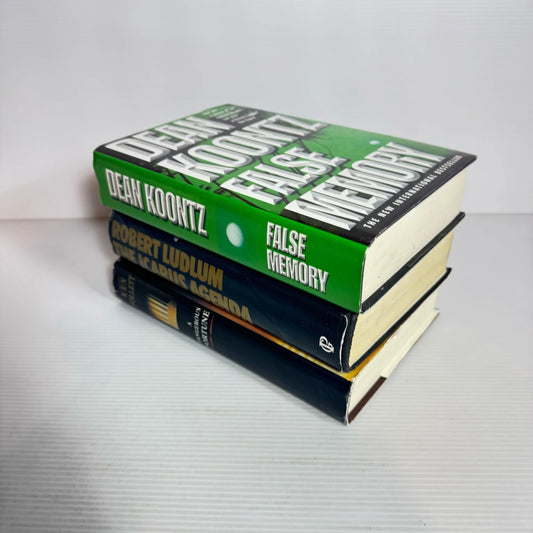 Crime Thriller Hardcover Book Bundle x 3 : Mixed Authors (2278)