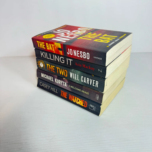 Crime Thriller Book Bundle x 5 Books : Various Authors (2289)