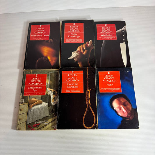 Lesley Grant-Adamson Crime/Mystery Vintage Book Bundle x 6 Books (2490)