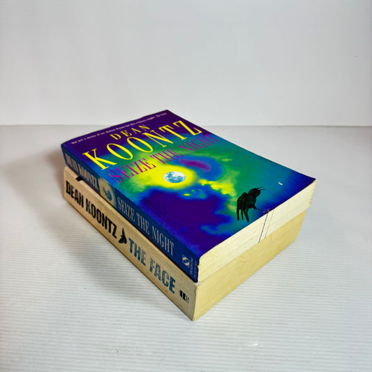 Dean Koontz Book Bundle x 2 : Seize The Night & The Face (2449)