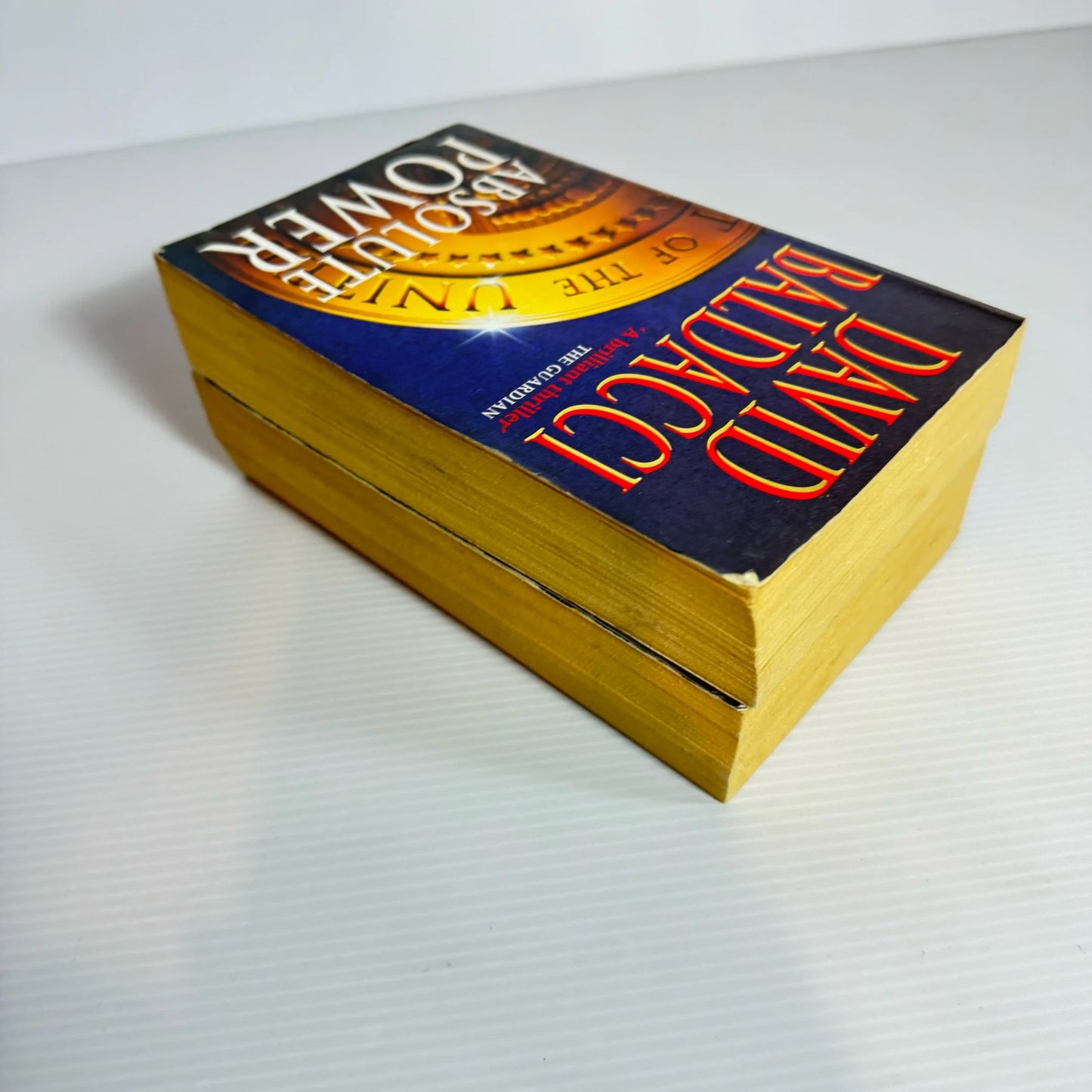 David Baldacci Book Bundle x 2 Books : Absolute Power & The Camel Club (2090)