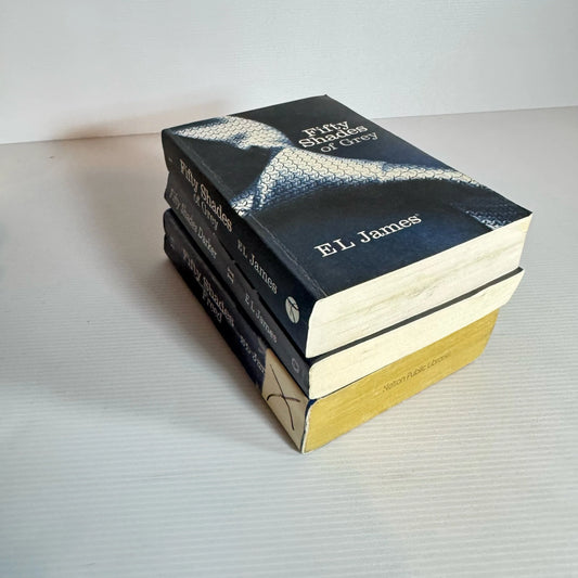 Fifty Shades Of Grey Books 1-3 Book Bundle x 3 Books