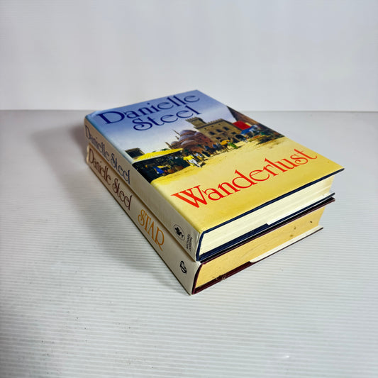 Danielle Steel Hardcover Book Bundle x 2 Books : Star & Wanderlust (2457)