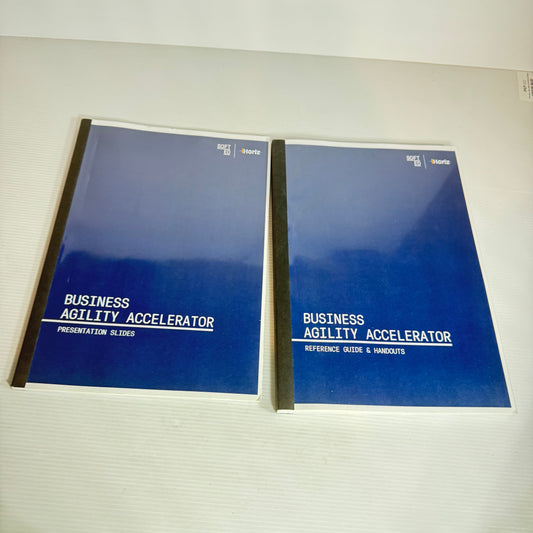 Business Agility Accelerator : Guide, Handouts, Presentation Slides (2488)