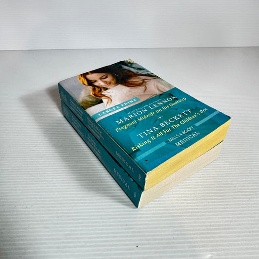 Mills & Boon Large Print Medical Book Bundle 2 x Books 4 x Stories (2510)