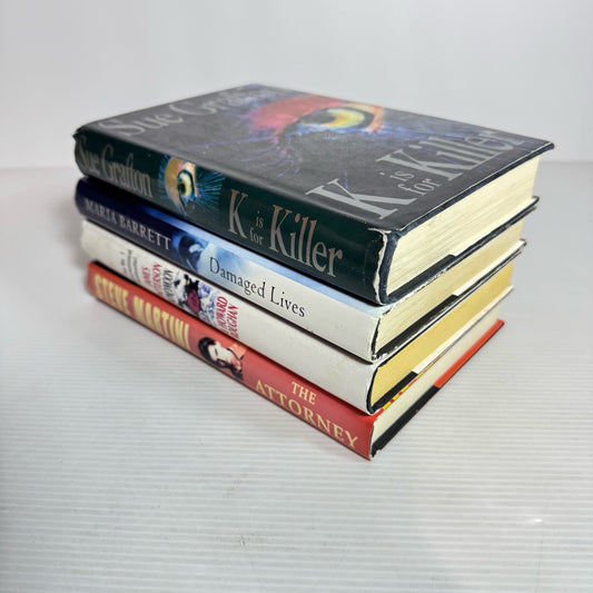 Crime Hardback Book Bundle x 4 Books : Various Authors (2276)
