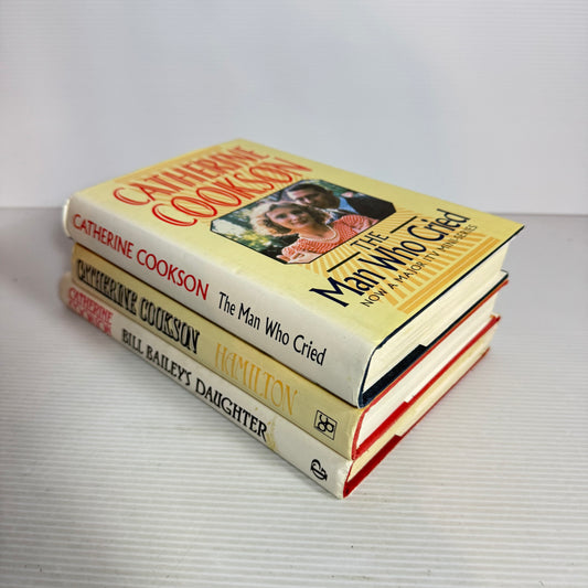 Catherine Cookson Book Bundle x 3 Books : Hamilton, The Man Who Cried, Billy Bailey's Daughter (2533)
