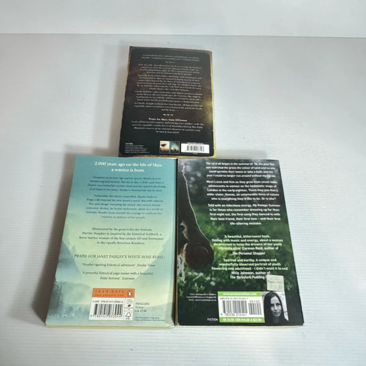 Fiction Book Bundle x 3 Books : Various Authors (2144)