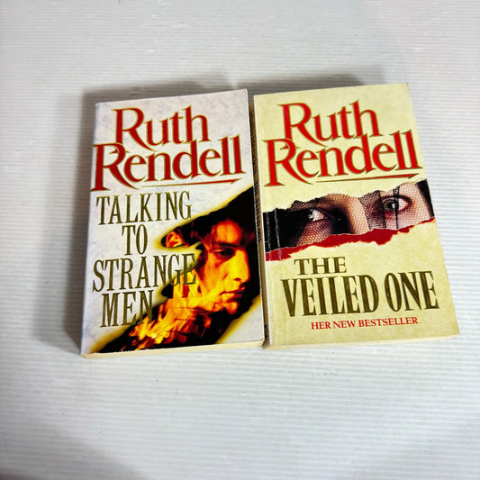Ruth Rendell Book Bundle x 2 Books : The Veiled One & Talking To Strange Men (2014)