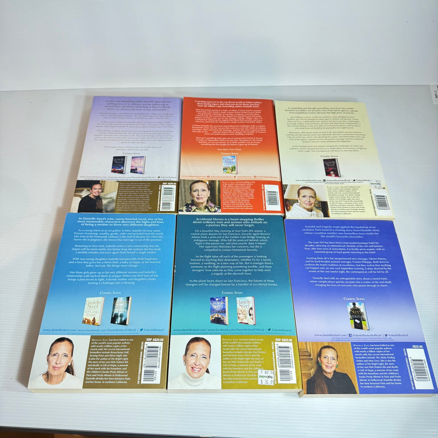 Danielle Steel Book Bundle x 6 Books (2453)