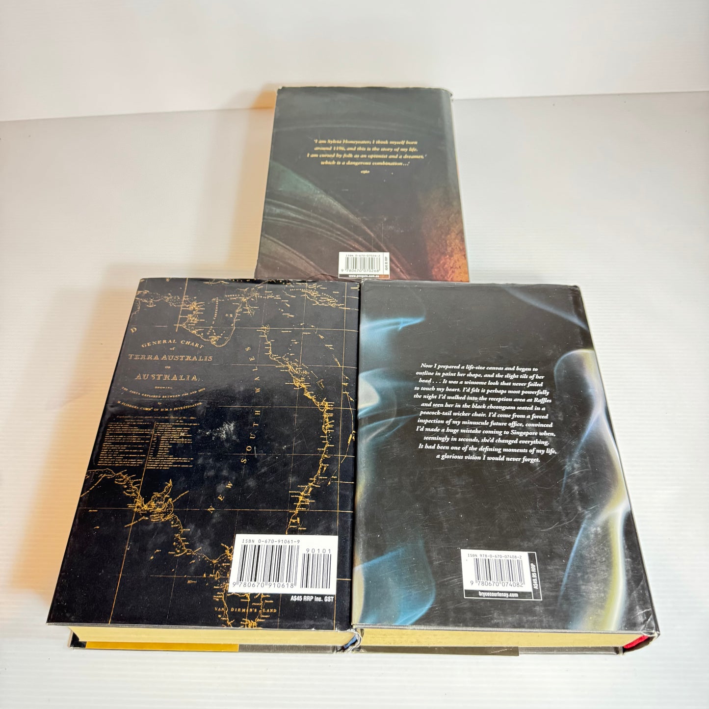 Bryce Courtenay Hardback Book Bundle x 3 Books (2444)