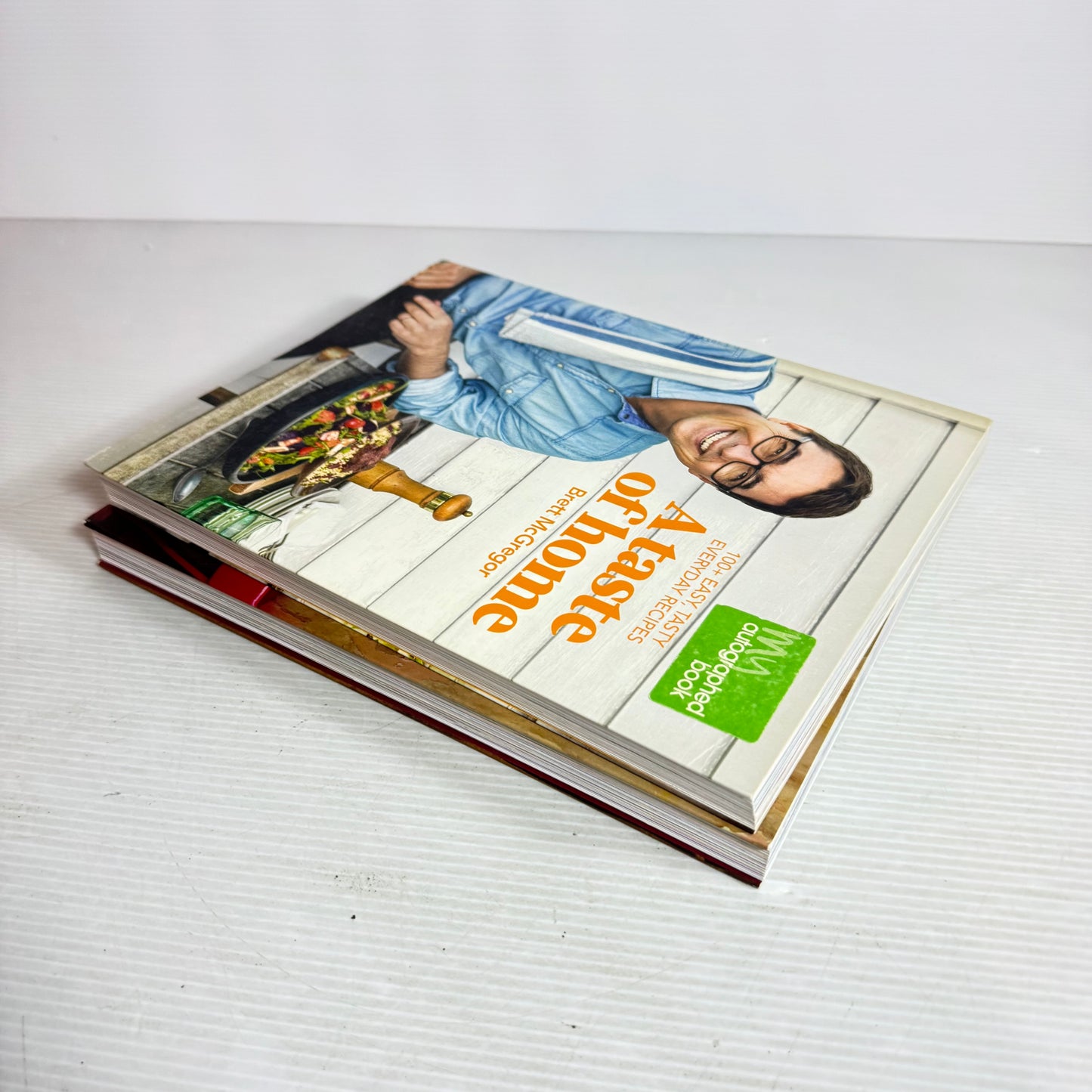 Brett McGregor Cookbook Bundle x 2 : A Taste of Home & Taste of a Traveller (both signed by Author) (2915)