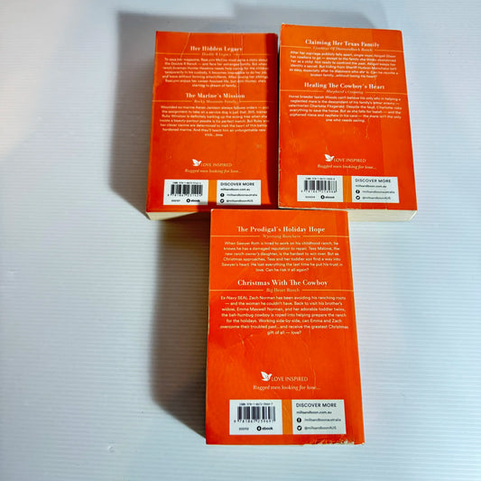 Mills & Boon Western Large Print Book Bundle x 3 Books 6 Stories (129)
