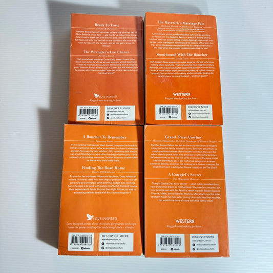 Mills & Boon Western Book Bundle x 4 Books 8 Stories (106)