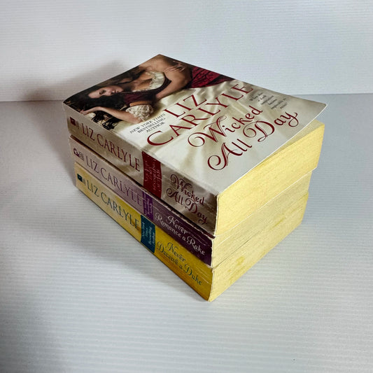 Liz Carlyle Book Bundle x 3 Books (2074)