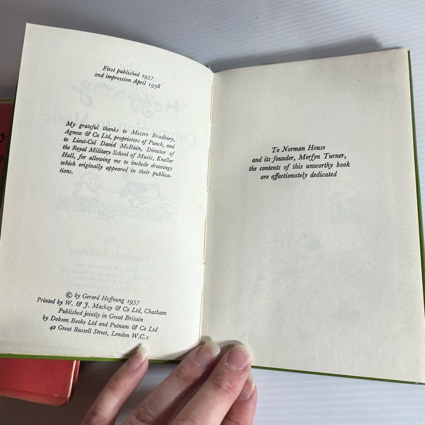 The Hoffnung Companion Vintage Book Bundle x 4 Books (Vintage 1950's) (615)