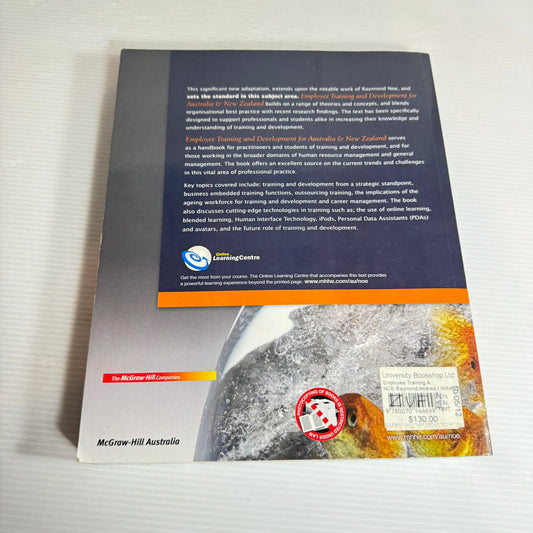 Employee Training and Development for Australia & New Zealand (1st Ed.) - Noe & Winkler