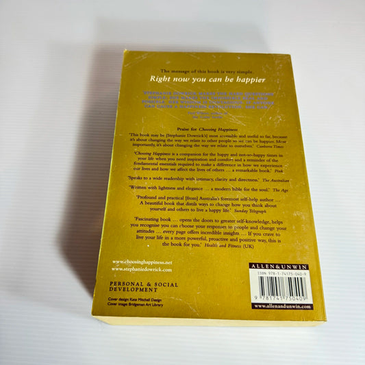 Choosing Happiness : Life & Soul Essentials - Stephanie Dowrick