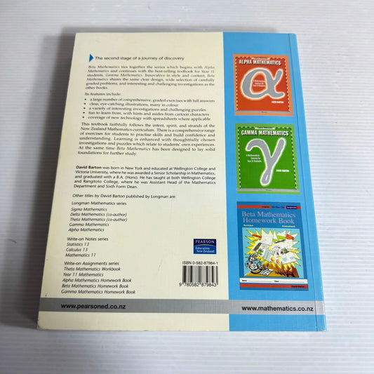 BETA Mathematics : A Mathematical Journey for Year 10 Students - David Barton