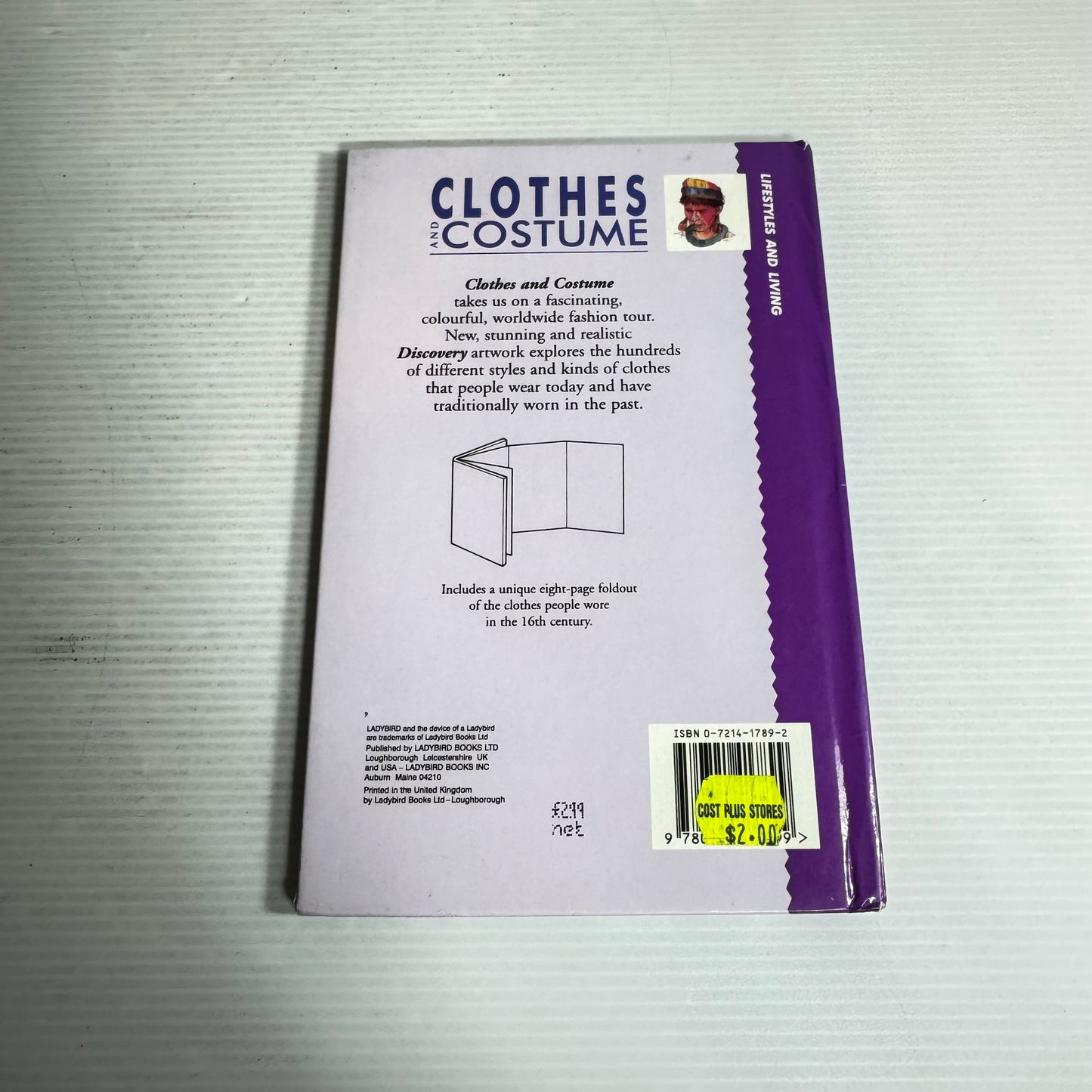 Clothes and Costume (with foldout 16th Century Fashion Poster) - Ladybird Discovery (1995)