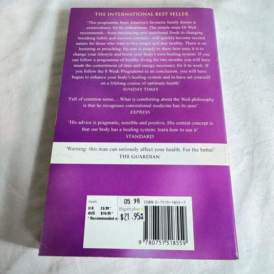 8 Weeks To Optimum Health - Andrew Weil