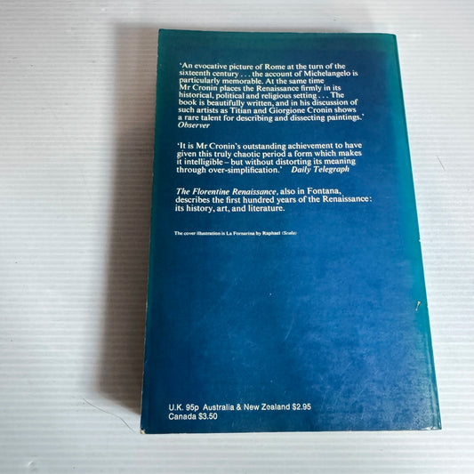 The Flowering of the Renaissance - Vincent Cronin (Vintage 1972)