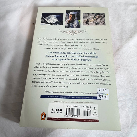 Three Cups of Tea - Greg Mortenson and David Oliver Relin