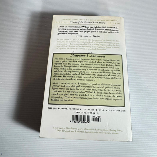 History of My Life : Casanova's Memoirs - V.S. Pritchett
