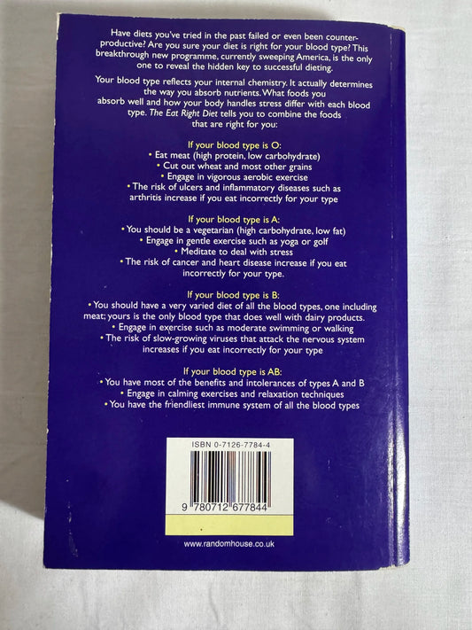 The Eat Right Diet - Dr Peter D'Adamo