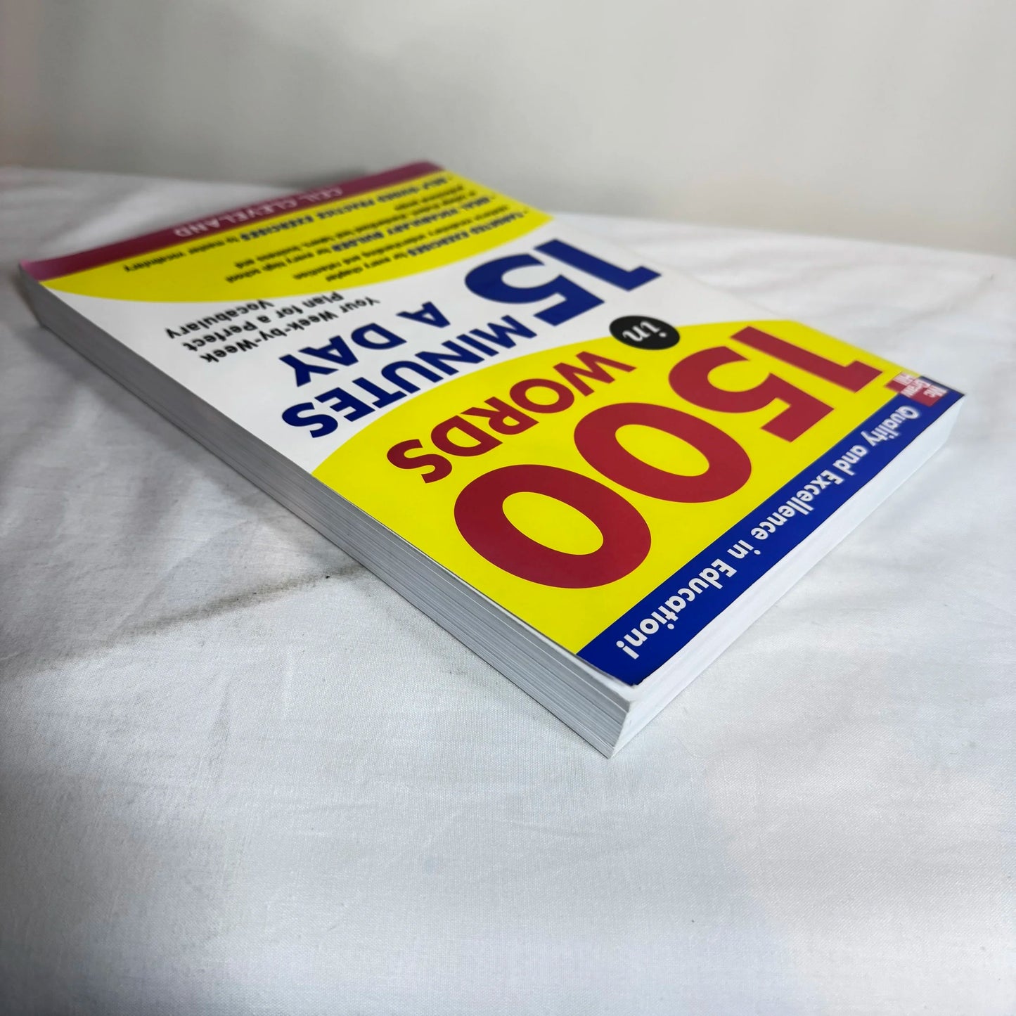 1500 In Words : 15 Minutes a Day : Your Week-By-Week Plan for a Perfect Vocabulary - Ceil Cleveland