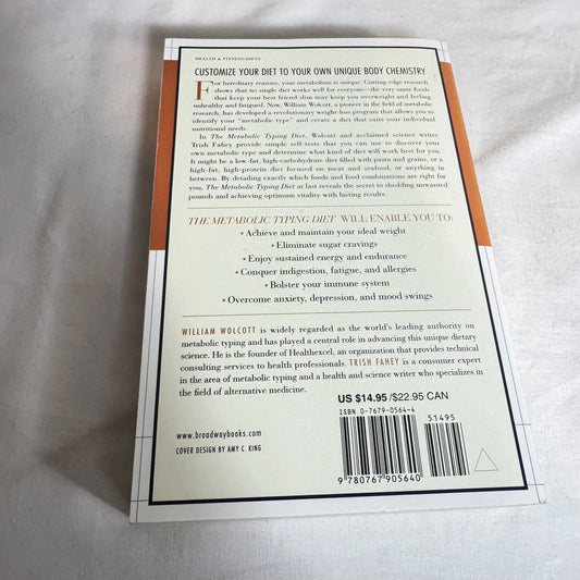 The Metabolic Typing Diet - William Wolcott & Trish Fahey