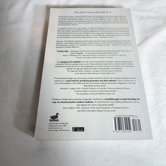 Gender Medicine : The Groundbreaking New Science of Gender and Sex-Related Diagnosis and Treatment - Marek Glezerman, with a foreword by Amos Oz