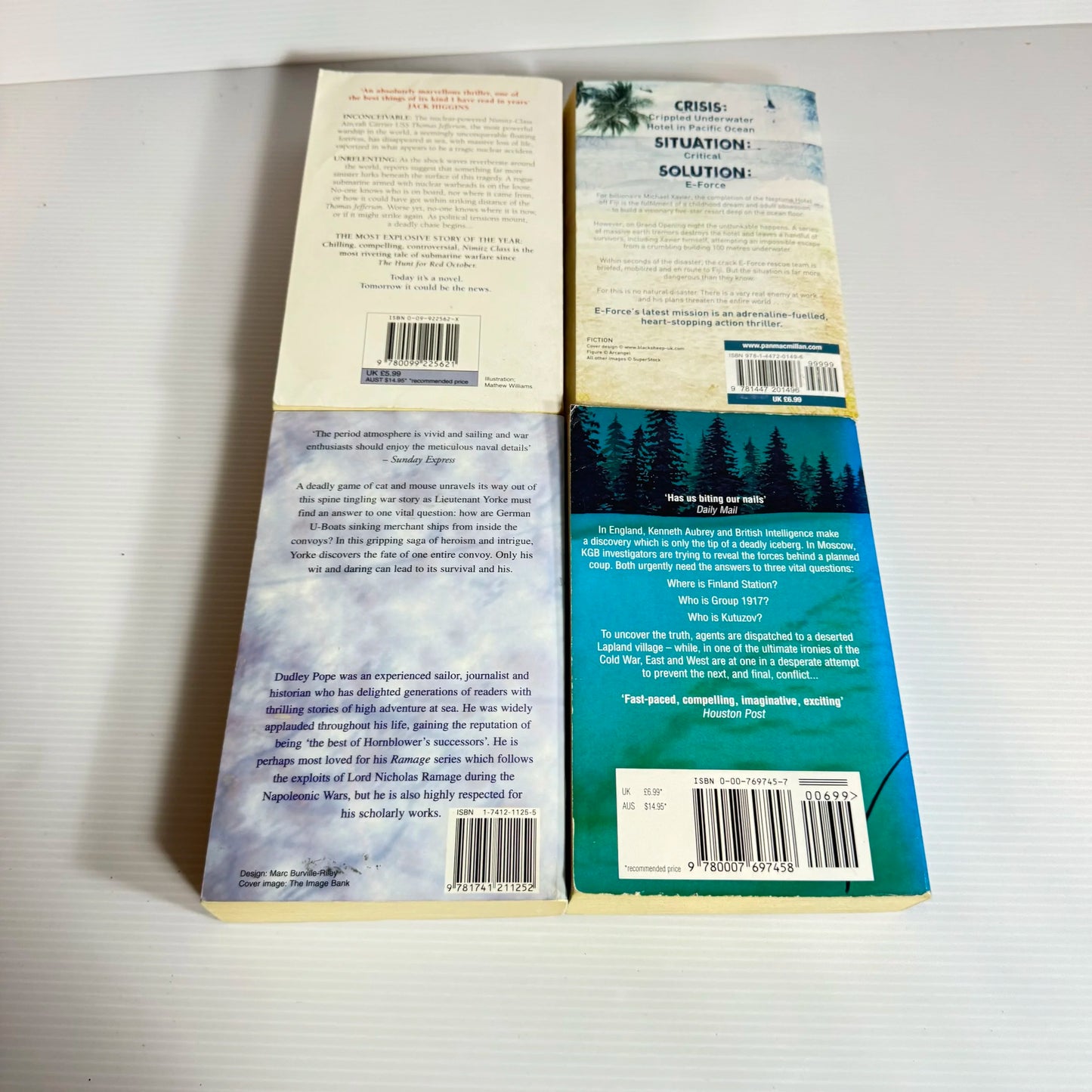 Military/Action Book Bundle x 4 Books : Various Authors (2025)